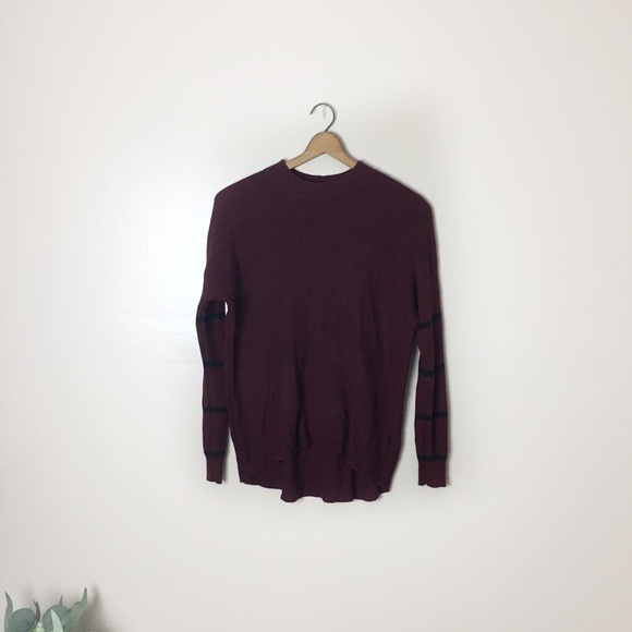 American Eagle Maroon Jegging Fit Knit Sweater - Picture 2 of 9